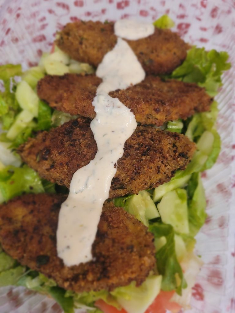 Фалафели, зеленчукови кюфтенца