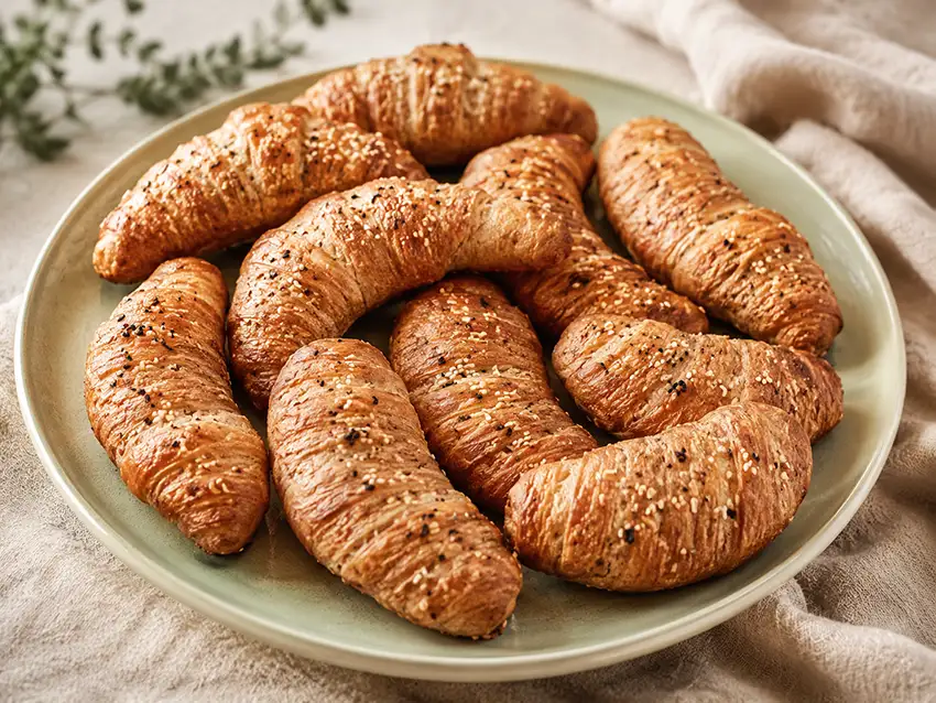 кроасани с квас