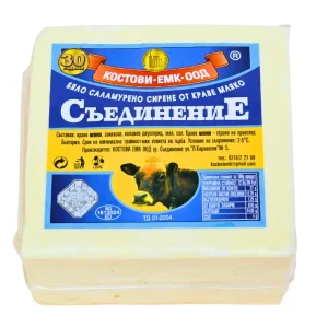 Сирене от краве мляко, мандра Съединениe